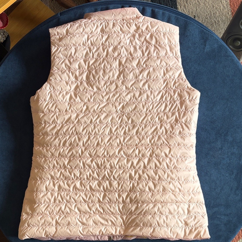 J. McLaughlin Tahoe Reversible Puffer Vest in Neo Gulltopp - Picture 7 of 9